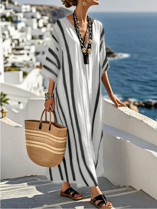 The Zara – Women's Loose Beach Kaftan Dress | Huna