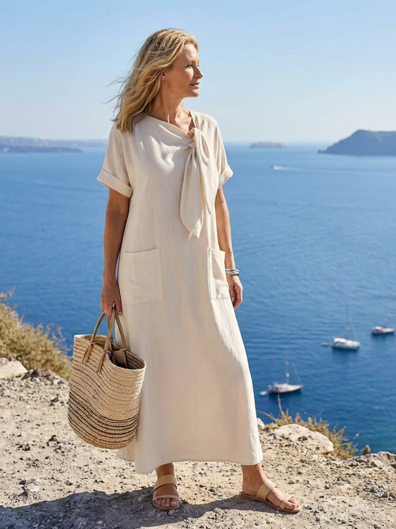 Elowyn – Women's Pocket Maxi Dress | Huna