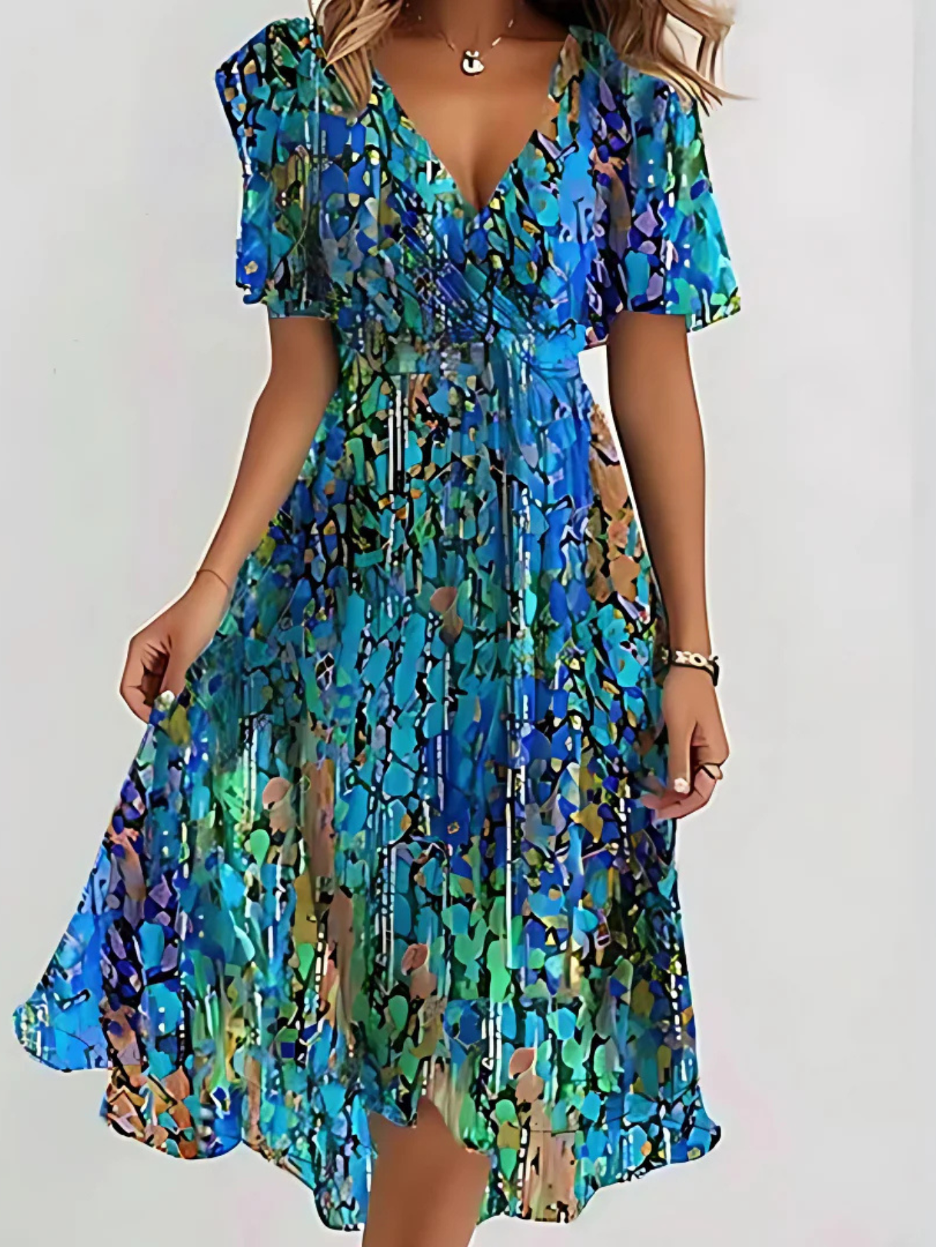 The Sable – Boho Midi Dress
