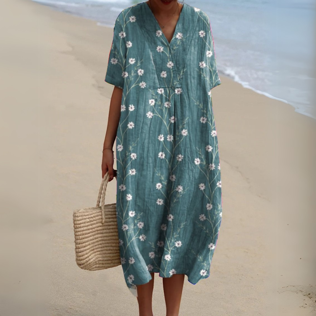 The Orla – Elegant Floral Day Dress