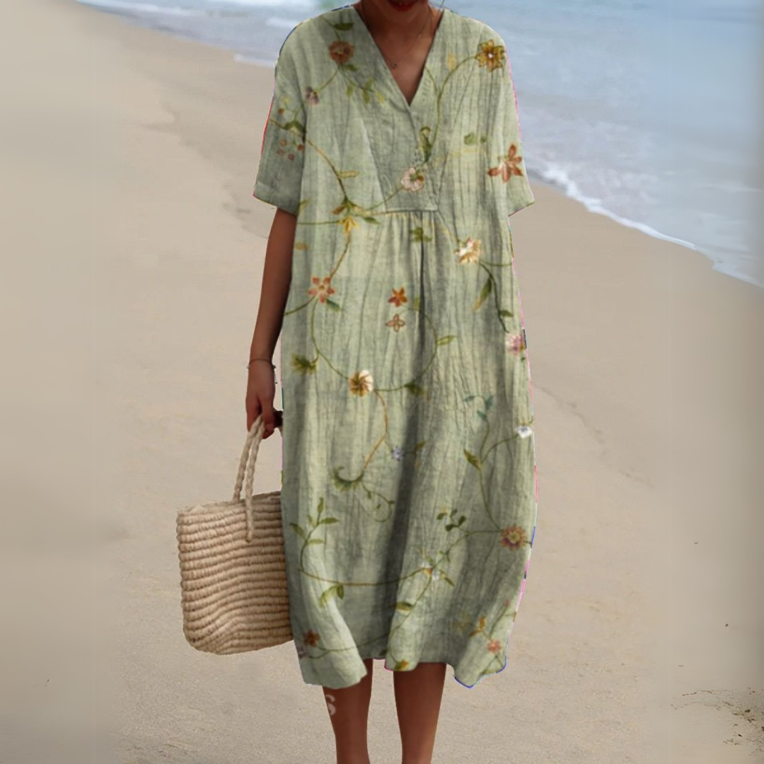 The Orla – Elegant Floral Day Dress