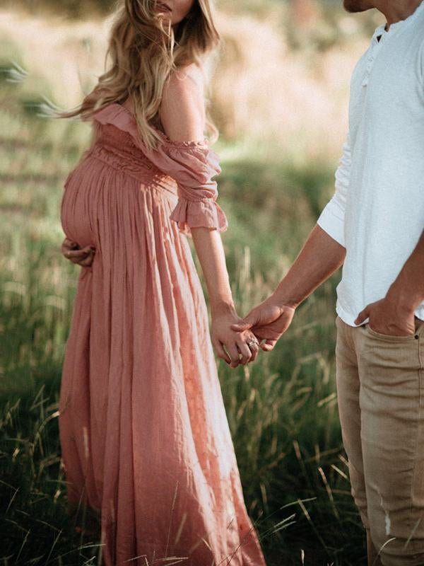 The Fleur – Women's Maternity Maxi Dress | Huna