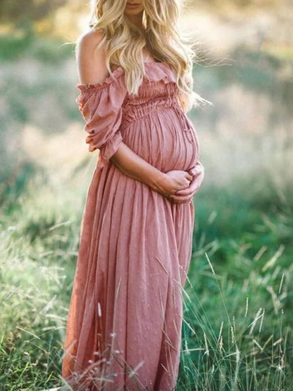 The Fleur – Women's Maternity Maxi Dress | Huna