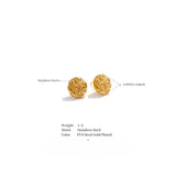 Bronte Starfish Stud Earrings – Round, Waterproof & Coastal Chic | Huna Jewelry