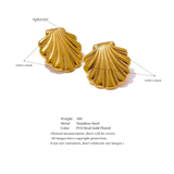Amadi Oyster Shell Earrings – Classic & Elegant Jewelry | Huna Jewelry