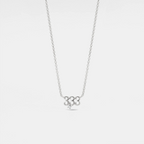 Angel Number Charm Necklace – Gold-Plated Personalized Pendant | Huna Jewelry