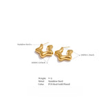 Caroline Star Hoop Earrings – Polished & Hypoallergenic Jewelry | Huna Jewelry