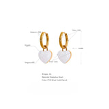 Juliana Colorful Drop Hoop Earrings – Trendy & Waterproof Jewelry | Huna Jewelry