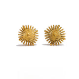 Gloria Small Flower Stud Earrings – Waterproof & Everyday Jewelry | Huna Jewelry