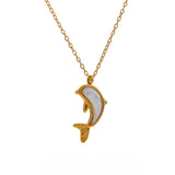 Adelfa Dolphin Pendant Necklace – Cute & Classic Animal Jewelry | Huna Jewelry