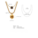 Belinda Layered Necklace – Trendy Chic Pendant Jewelry | Huna Jewelry
