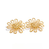 Collins Floral Stud Earrings – Bold, Waterproof & Hypoallergenic | Huna Jewelry