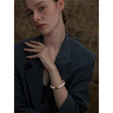 Madelyn Blue & Pink Cuff Bangle Bracelet – Stylish & Trendy | Huna Jewelry