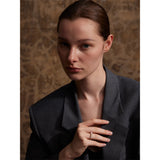 Celine Pearl Ring – Delicate & Classic Elegant Jewelry | Huna Jewelry