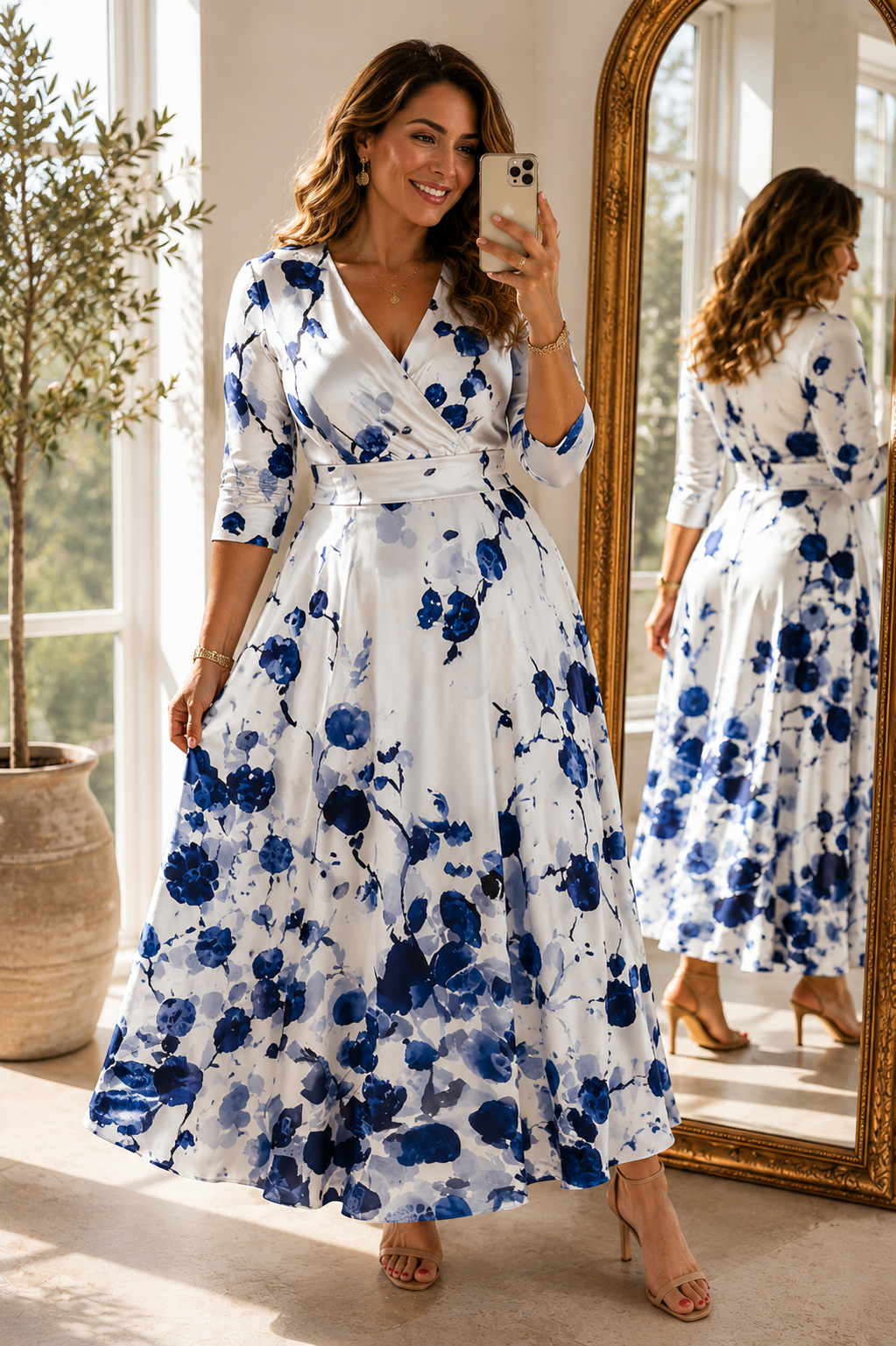 The Margot – Floral Midi Dress