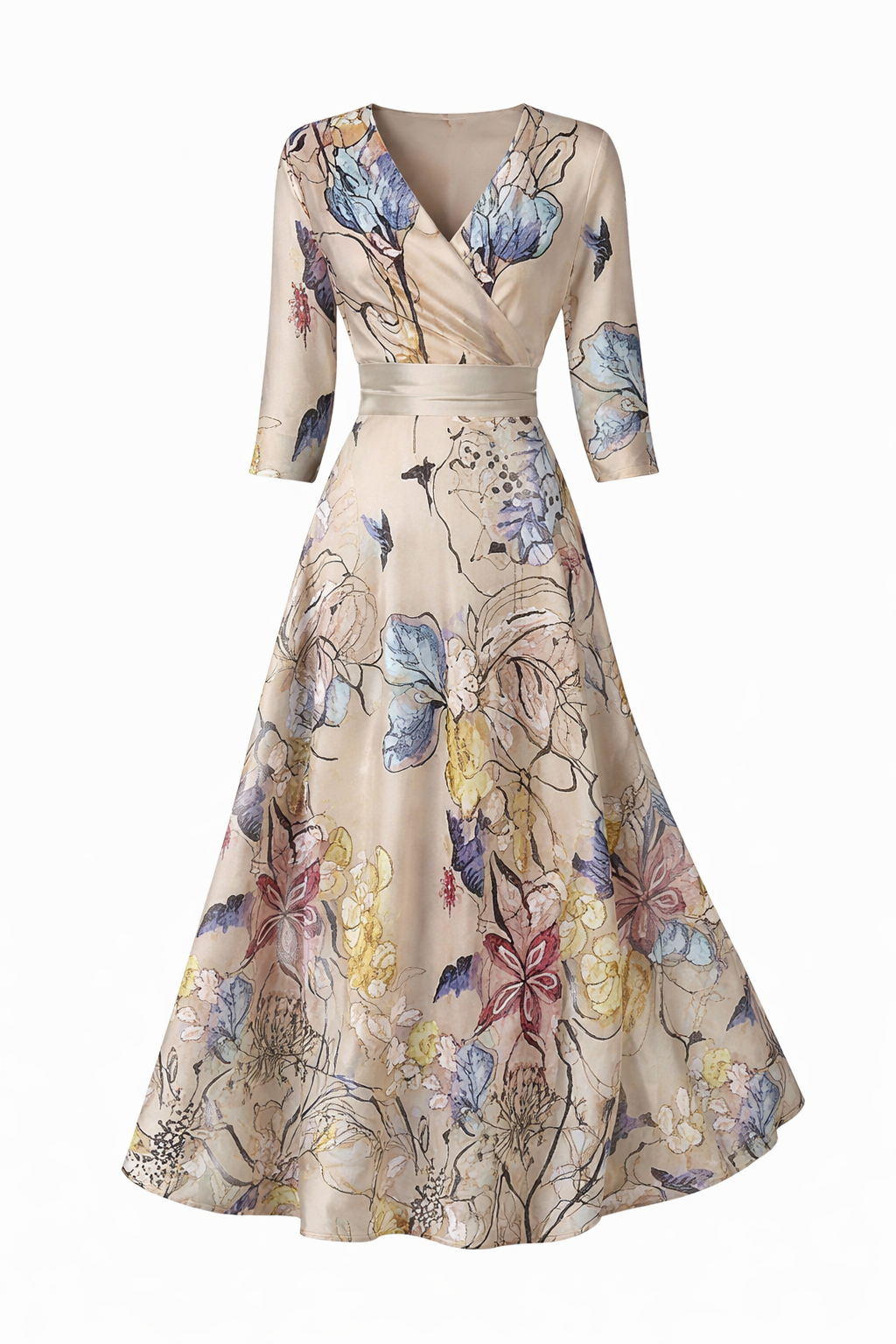 The Margot – Floral Midi Dress