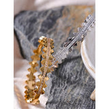 Bea Arrow Eternity Zircon Bangle – Sleek & Sparkling | Huna Jewelry