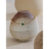 Carla Verdant Spark Tennis Bracelet – Elegant Contrast | Huna Jewelry