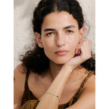 Carla Verdant Spark Tennis Bracelet – Elegant Contrast | Huna Jewelry