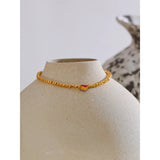 Charie Beaded Heart Charm Bracelet – Sweet & Stylish Accent | Huna Jewelry