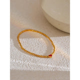 Charie Beaded Heart Charm Bracelet – Sweet & Stylish Accent | Huna Jewelry