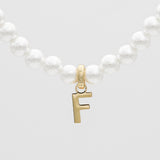 Classic Pearl Initial Bracelet – 18K Gold-Plated Personalized Jewelry | Huna Jewelry