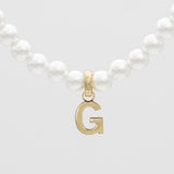 Classic Pearl Initial Bracelet – 18K Gold-Plated Personalized Jewelry | Huna Jewelry