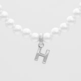 Classic Pearl Initial Bracelet – 18K Gold-Plated Personalized Jewelry | Huna Jewelry