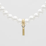 Classic Pearl Initial Bracelet – 18K Gold-Plated Personalized Jewelry | Huna Jewelry