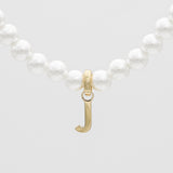 Classic Pearl Initial Bracelet – 18K Gold-Plated Personalized Jewelry | Huna Jewelry