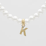 Classic Pearl Initial Bracelet – 18K Gold-Plated Personalized Jewelry | Huna Jewelry