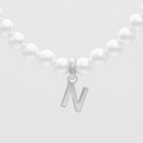 Classic Pearl Initial Bracelet – 18K Gold-Plated Personalized Jewelry | Huna Jewelry