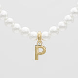 Classic Pearl Initial Bracelet – 18K Gold-Plated Personalized Jewelry | Huna Jewelry