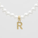 Classic Pearl Initial Bracelet – 18K Gold-Plated Personalized Jewelry | Huna Jewelry