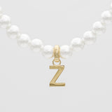 Classic Pearl Initial Bracelet – 18K Gold-Plated Personalized Jewelry | Huna Jewelry