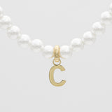 Classic Pearl Initial Bracelet – 18K Gold-Plated Personalized Jewelry | Huna Jewelry