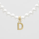 Classic Pearl Initial Bracelet – 18K Gold-Plated Personalized Jewelry | Huna Jewelry