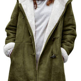 Cozy Fleece-Lined Women's Winter Jacket with Hood - Warm, Stylish, and Perfect for Cold Weather Adventures