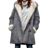 Cozy Fleece-Lined Women's Winter Jacket with Hood - Warm, Stylish, and Perfect for Cold Weather Adventures