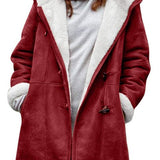 Cozy Fleece-Lined Women's Winter Jacket with Hood - Warm, Stylish, and Perfect for Cold Weather Adventures