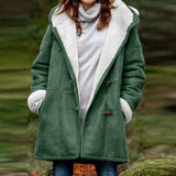 Cozy Fleece-Lined Women's Winter Jacket with Hood - Warm, Stylish, and Perfect for Cold Weather Adventures