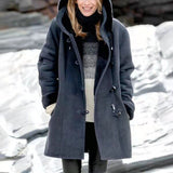 Cozy Fleece-Lined Women's Winter Jacket with Hood - Warm, Stylish, and Perfect for Cold Weather Adventures