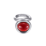Elegant Gold-Plated Cocktail Ring - Waterproof, Durable, Adjustable Size