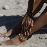 Elegant Gold-Plated Crab Bracelet - Hypoallergenic, Waterproof, Timeless Design