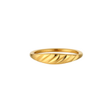 Elegant Gold-Plated Minimalist Ring - Waterproof, Hypoallergenic Jewelry for Everyday Luxury
