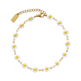 Elegant Gold Anklet Bracelet - Waterproof, Tarnish-Resistant for Women