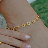 Elegant Gold Anklet Bracelet for Women - Hypoallergenic & Waterproof
