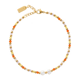 Elegant Gold Anklet for Women - 18k Gold-Plated Stainless Steel, Adjustable Length, Hypoallergenic, Waterproof, Minimalist Design