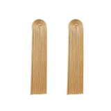 Elegant Gold Hoop Earrings - Waterproof, Hypoallergenic, Minimalist Jewelry for Women