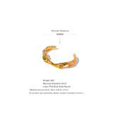 Ellen Hammered Glow Cuff – Textured & Contemporary | Huna Jewelry